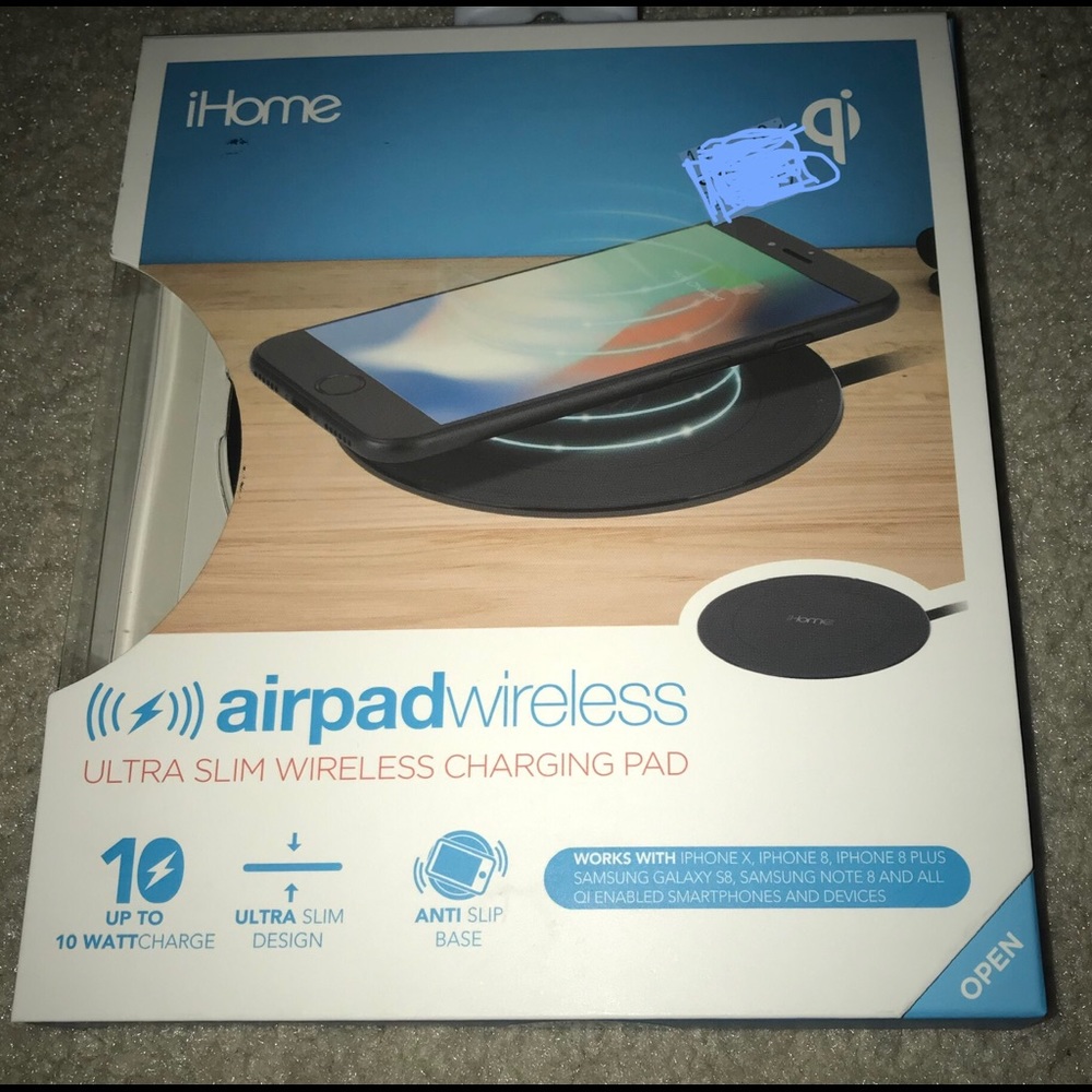 ihome Airpad Wireless ultra slim Charging Pad